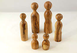 Holzfiguren zum Familienstellen Holzfiguren